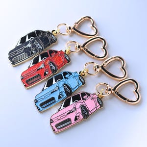 Frs / brz / GT86 - Metal Keychains / Hard Enamel keychain / glitter keychain / Car Keychain