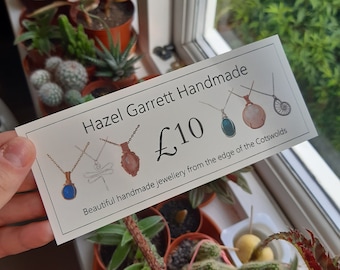 Hazel Garrett Handmade gift vouchers