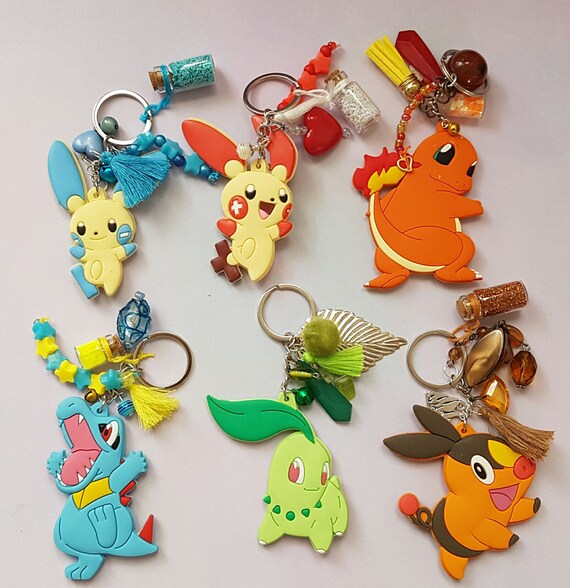 Pokemon Customized Keychains Etsy