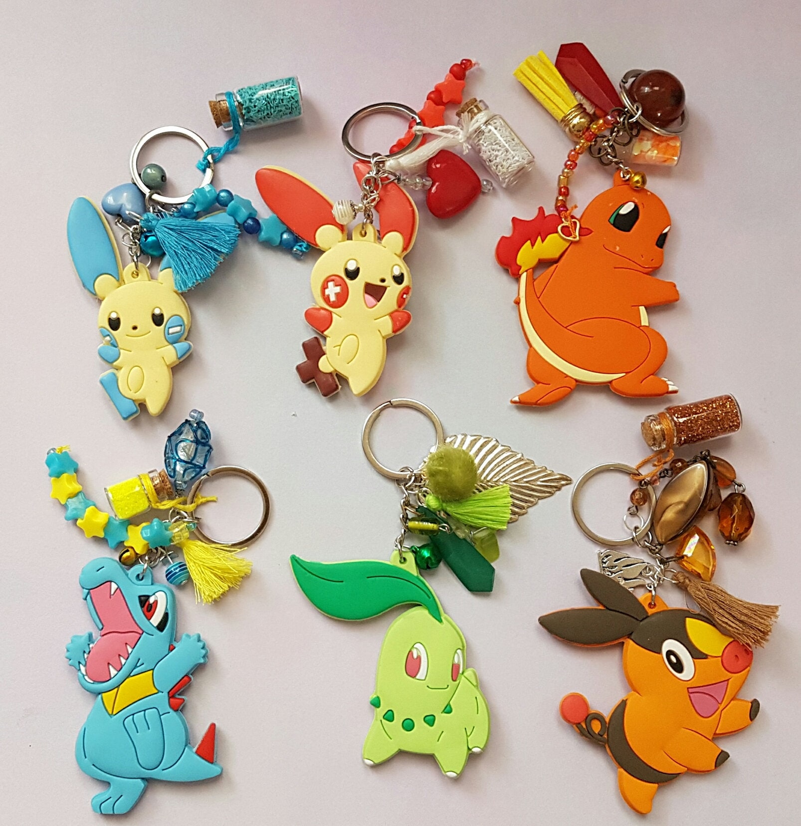 Pokemon Customized Keychains Etsy