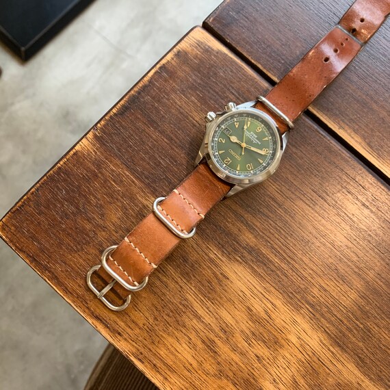 leather zulu strap 22mm