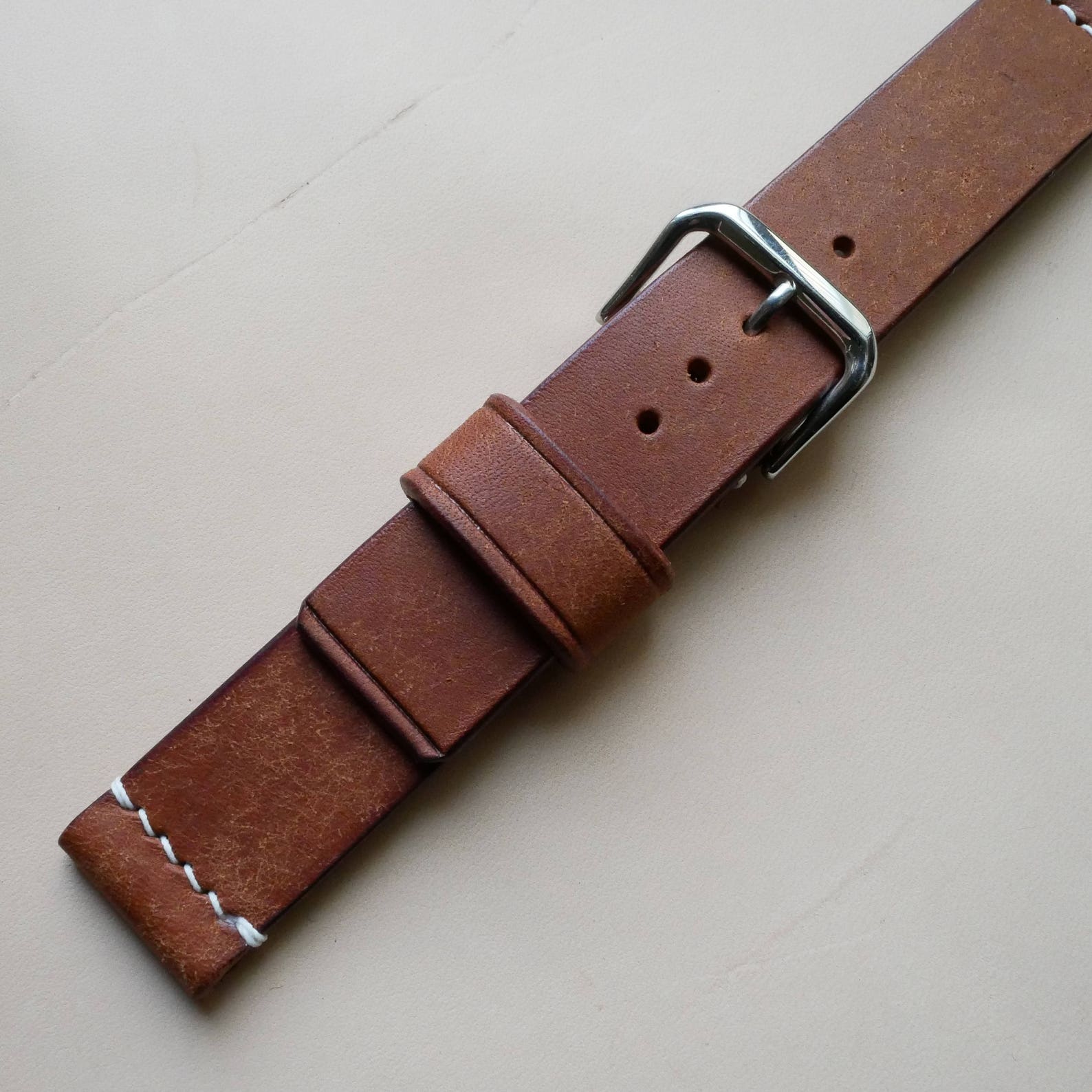 Leather watch strap watch band / 16mm 18mm 19mm 20mm 21mm Etsy
