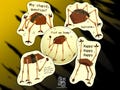 Project Hail Mary Inspired Rocky Stickers - Booktok - Sci-fi - Andy Weir