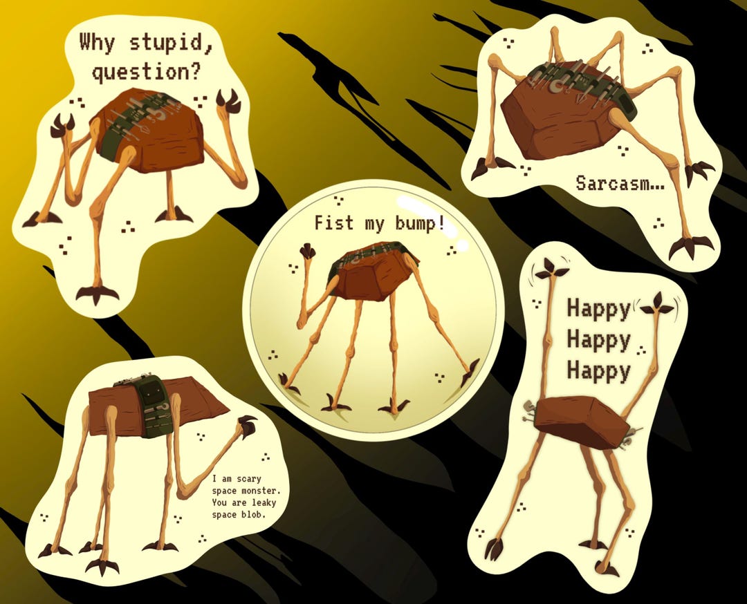 Project Hail Mary Inspired Rocky Stickers - Booktok - Sci-fi - Andy Weir - Etsy