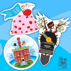 Stickers The House in the Cerulean Sea - Booktok - LGBTQIA+ Fantasy - TJ Klune