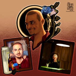 Conjuntos de pegatinas inspirados en Nacho Vargas: Better Call Saul, Breaking Bad, pegatinas de retrato, artísticas