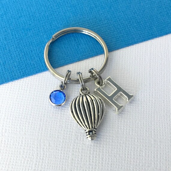 hot air balloon keyring