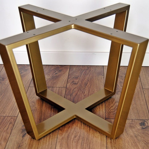 Gold Coffee Steel Table Base Table Legs Metal Table Legs Etsy