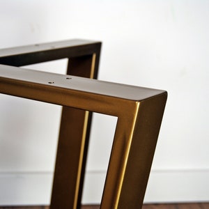 Pieds de table basse en métal recouverts de poudre d'or, base de table moderne, pieds de table en acier, base de table ronde, pieds de table ronds image 7