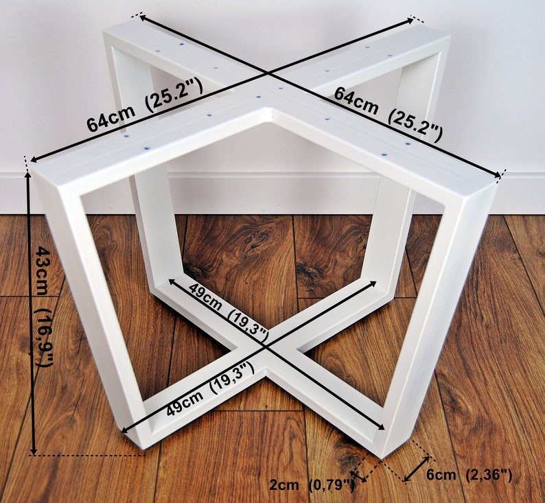 Pieds de table basse en métal recouverts de poudre d'or, base de table moderne, pieds de table en acier, base de table ronde, pieds de table ronds image 2