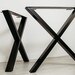 X-shape Dining Table Legs , Table Legs, Metal Table Legs, Industrial ...