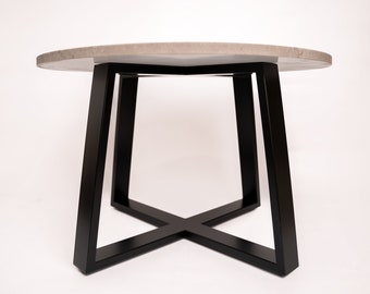 Metal coffee table legs, modern table base, steel table legs, round table base, round table legs