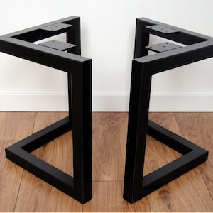 Metal coffee table legs, modern table base