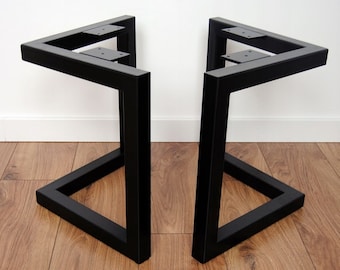 Metal coffee table legs, modern table base