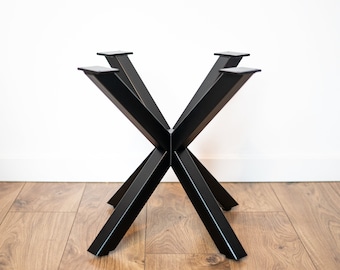 Mini Spider Pieds de table basse en métal, base de table moderne, pieds de table en acier, base de table ronde, pieds de table ronde