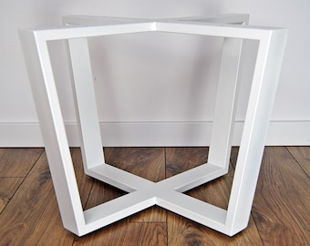 Metal coffee table legs, modern table base, steel table legs, round table base, round table legs