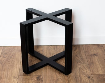 Metal coffee table legs, modern table base, steel table legs, round table base, round table legs