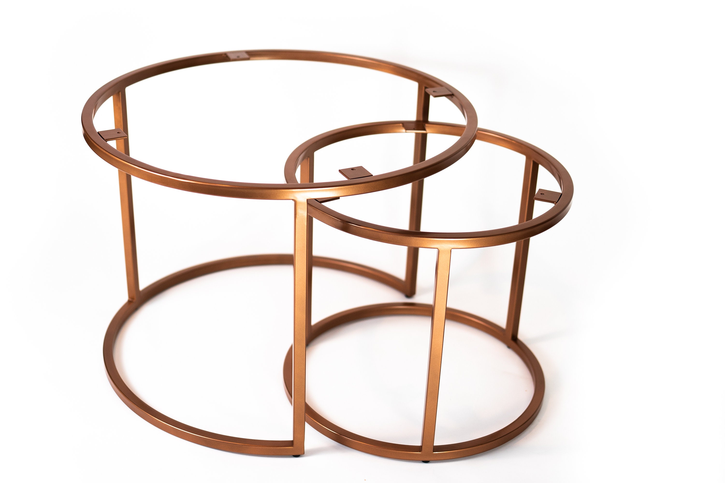 Set of 2 Coffee Table Base 70/50 Modern Table Base Steel - Etsy