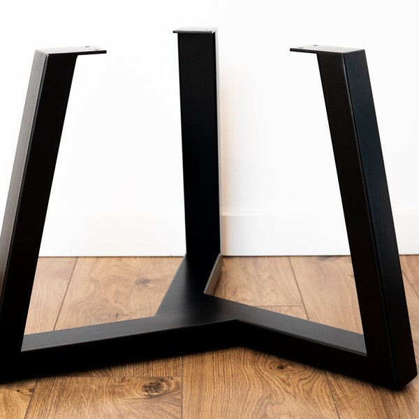 Black color Metal coffee table legs, modern table base, steel table legs, round table base, round table legs