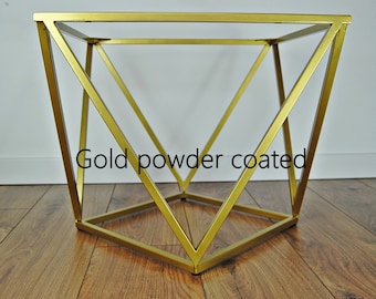 Gold coffee steel table base , table legs, metal table legs, coffee table legs, industrial table base, tischbeine, base per il tavolo