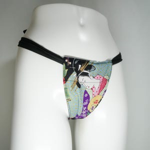 KURONEKO Fundoshi Cup model  for men Japanese pattern1