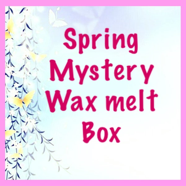 Frühling Mystery Wax Box / verschiedene Preise und Gewichte / Sojawachs / süße Formen / Frühling Sommer Themen