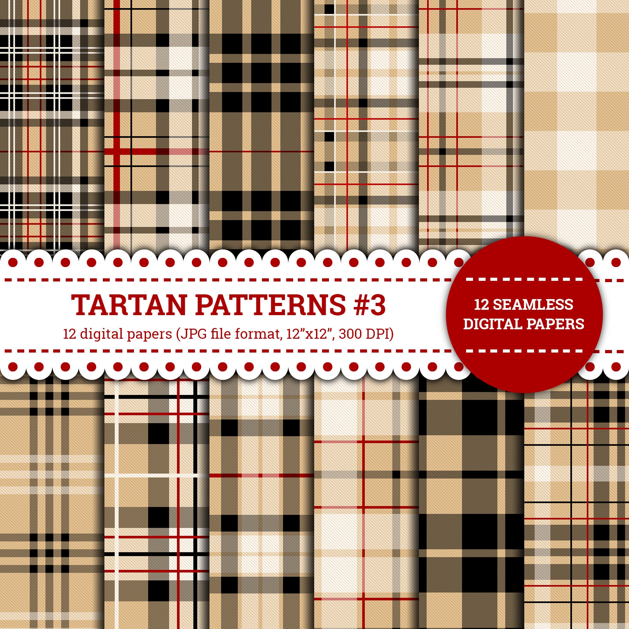 Tartan Patterns #3, Plaid, Gingham, Classic, Checked, Kilt Tartan Patterns #3, Plaid, Gingham, Classic, Checked, Kilt