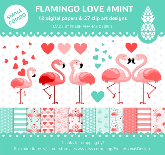 PNG SVG Watercolor tropical seamless pattern with pink flamingo SVG Bundle Digital Paper