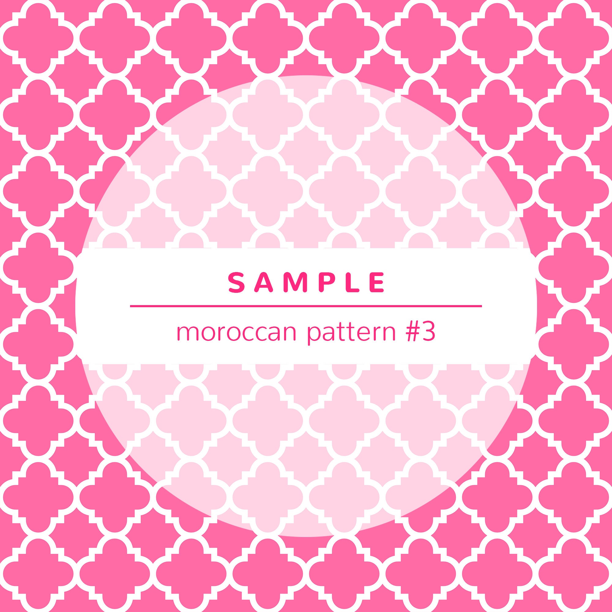 100 Colors Digital Papers: Moroccan Pattern 3 Arabic | Etsy