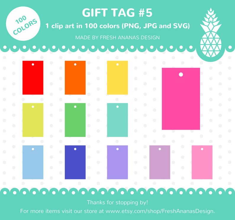 Download Birthday Wedding Gift Tag Clipart Printable Tags Party Tags Clip Art Svg Tags Rectangular Tags Svg 100 Colors Clip Art Gift Tag 5 Clip Art Art Collectibles