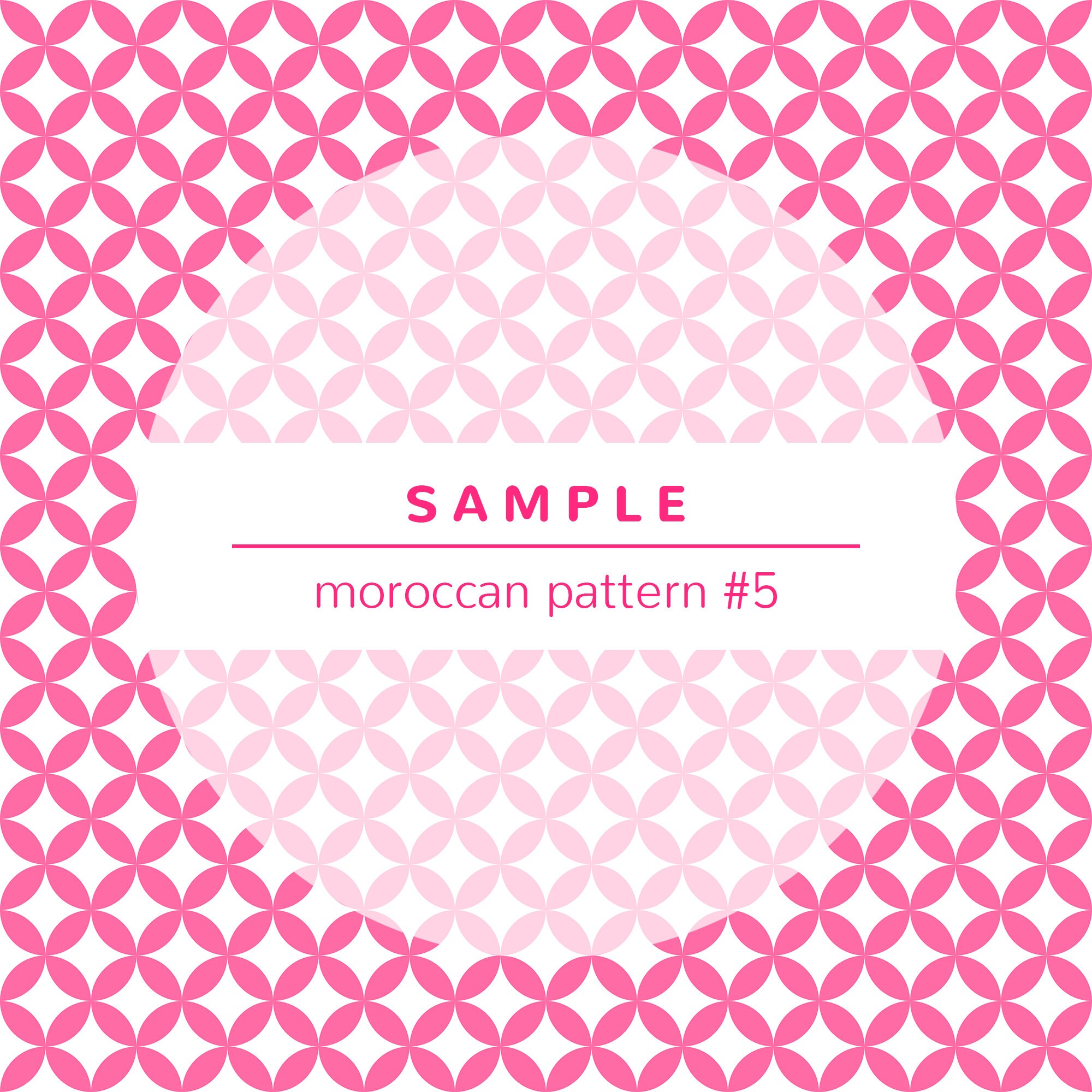 100 Colors Digital Papers: Moroccan Pattern #5, Arabic, Islamic ...