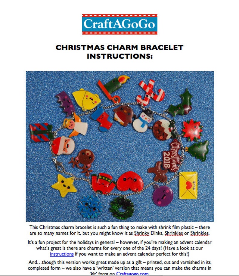 Cricut svg, Christmas charms, Christmas charm bracelet, Christmas svg, Charms svg, dxf, eps, png, pdf svg, cut files, Cricut jewelry image 2