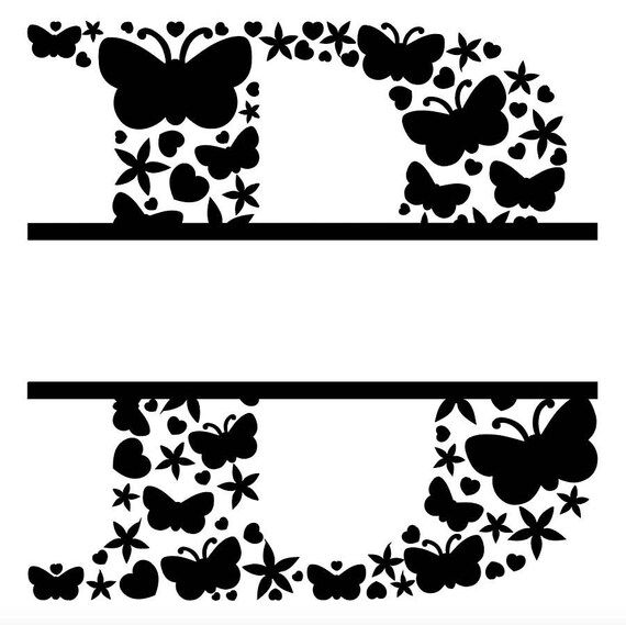 Download Split Letter B Svg Knockout Letter B Initial B Split Monogram Svg Eps Dxf Png Pdf