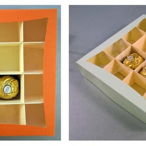SVG File, Chocolate Box svg, Chocolate Box cut file, Sweets Box Cut File, Candy Box Cut File, Candy Box EPS, Candy Box DXF, Cricut image 2
