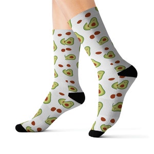 Novelty Avocado Socks