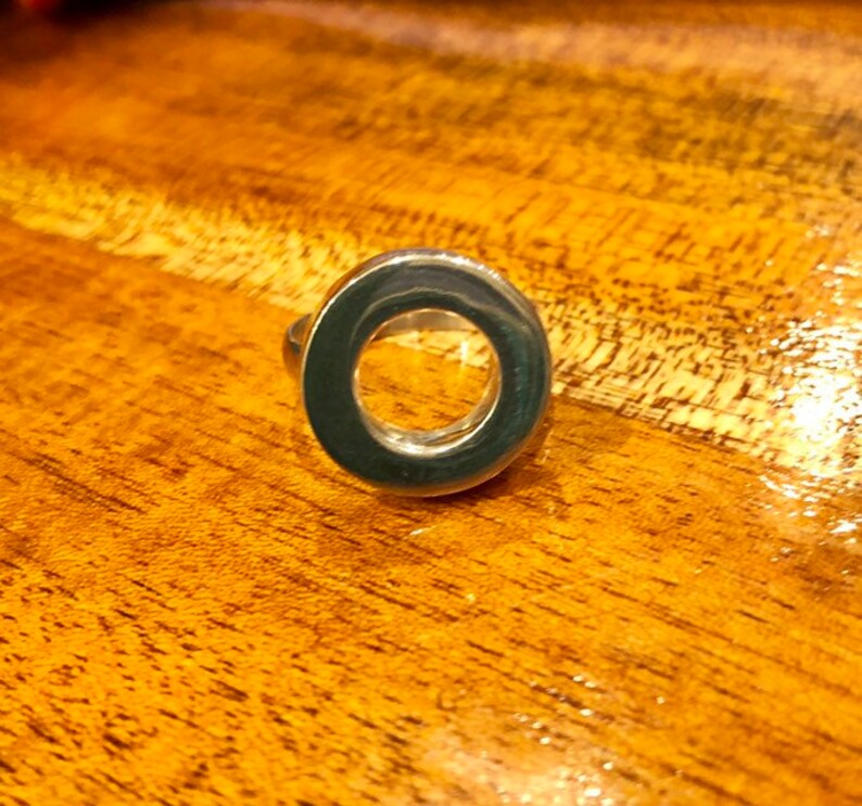 Heavy Hollow Circle Ring
