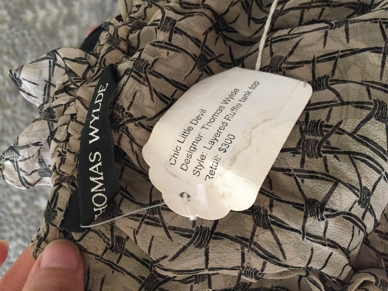 Thomas Wylde barbed wire Came strap top