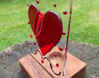 Photophores Cœur En Verre - Lot De 2 Bougeoirs Rouges Pour Ambiance Romantique - 7