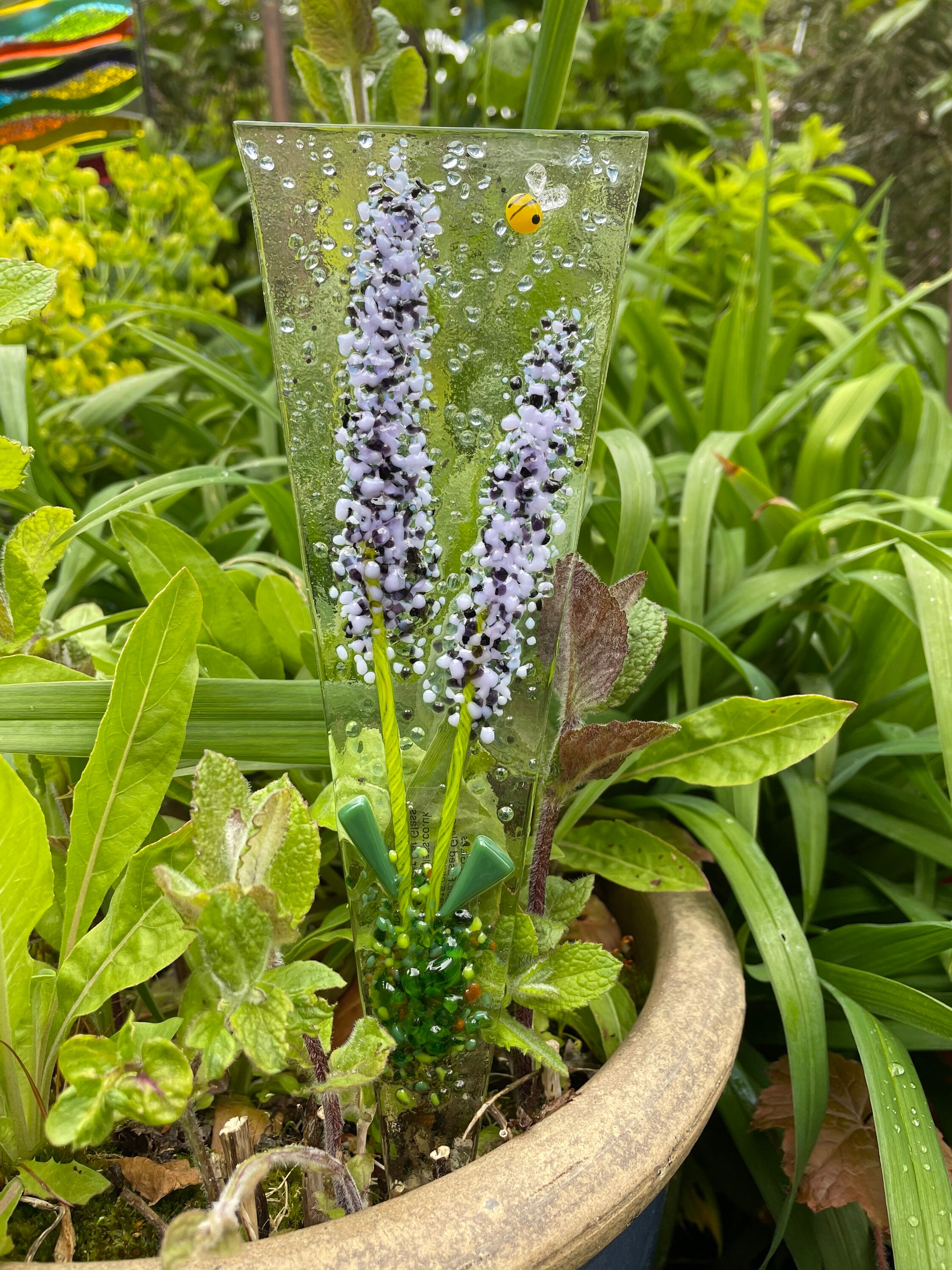 Lavender Plant Pot Stakepurple/lavender Garden Artfused Etsy UK