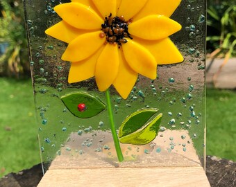 Sunflower tea light/sunflower votive holder/yellow flower/Candle holder/Mother’s Day gift/Birthday gifts/memory gift/Summer sunflower