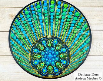 Mandala Vinyl Aufkleber, Dot Mandala Aufkleber, wasserdichter Vinylaufkleber, Wasserflasche Aufkleber, Computer Aufkleber, Boho Vinyl Aufkleber