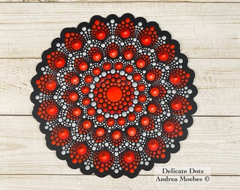 Dot Mandala Vinyl-Aufkleber: Wasserfester Boho-Aufkleber