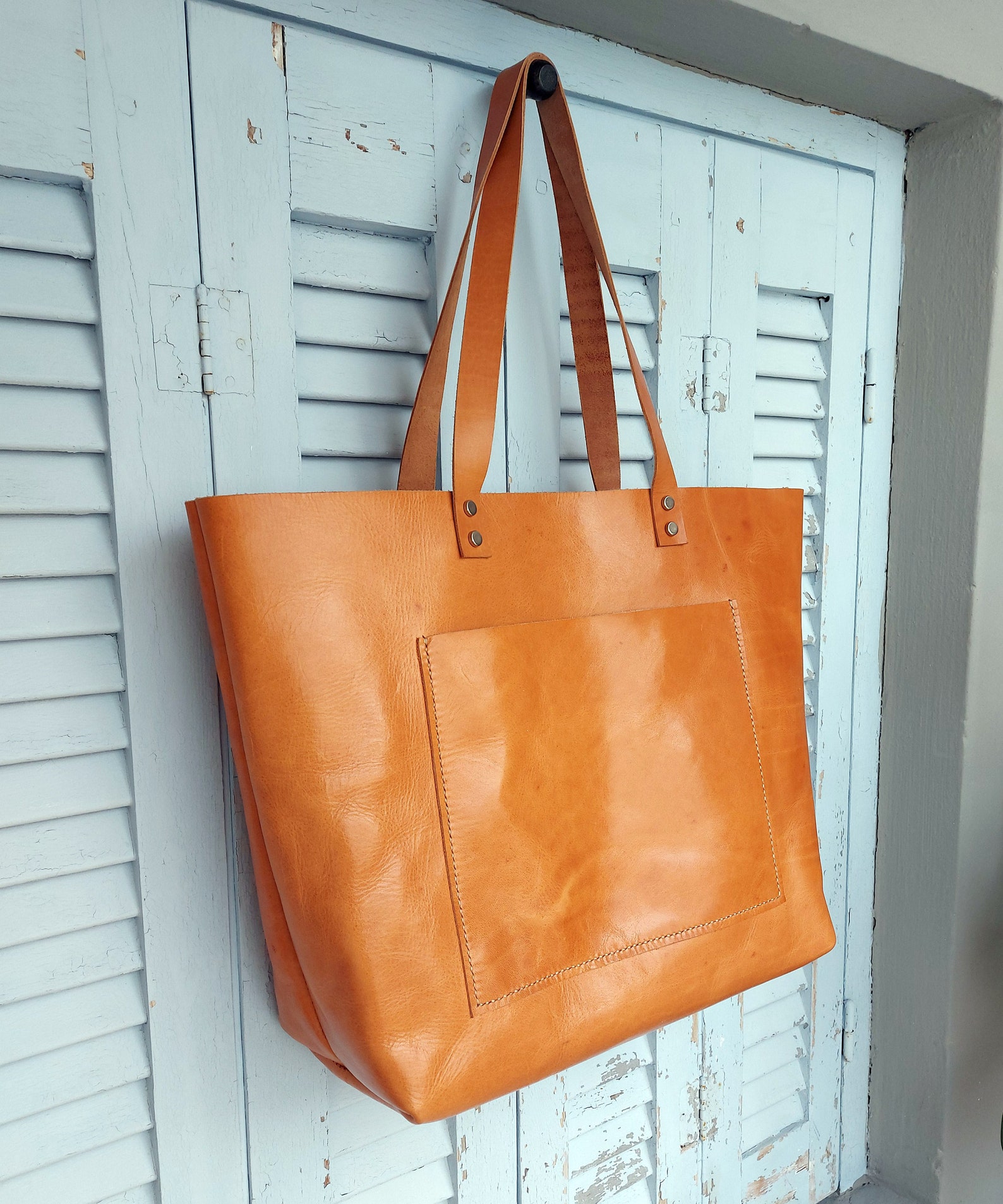 SAMPLE SALE Weekender Oversized leather tote bag Sturdy tote Etsy