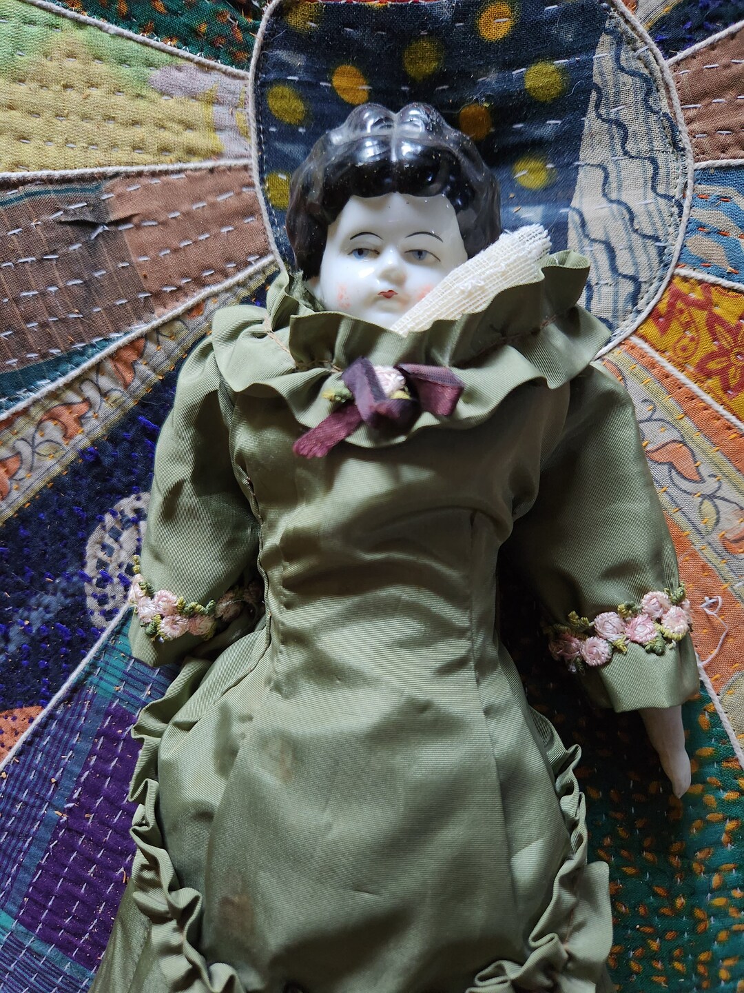 Antique German China Head Doll Etsy