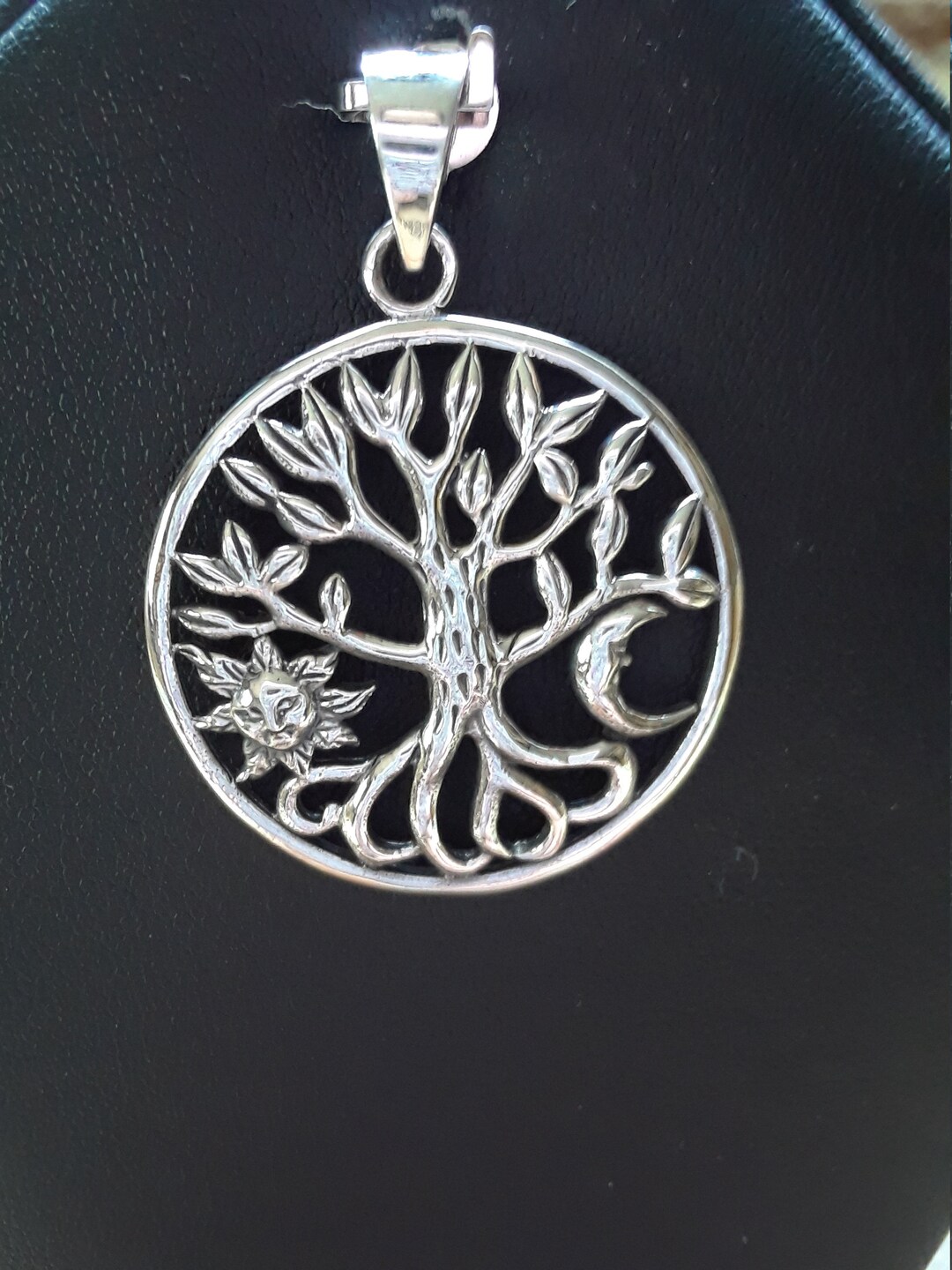 Celtic Sterling Silver Tree of Life Pendant - Etsy