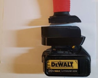 Snap On 18v nicad to Dewalt lithium battery adapter