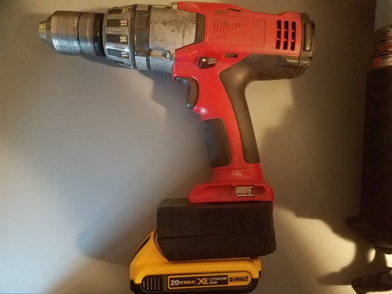 Dewalt Lithium Battery to V18 Nicad Tool Adapter Etsy