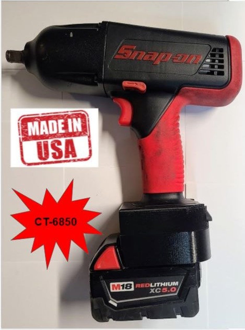 Snap on 18v Nicad Tools to M18 Lithium Battery Adapter Etsy