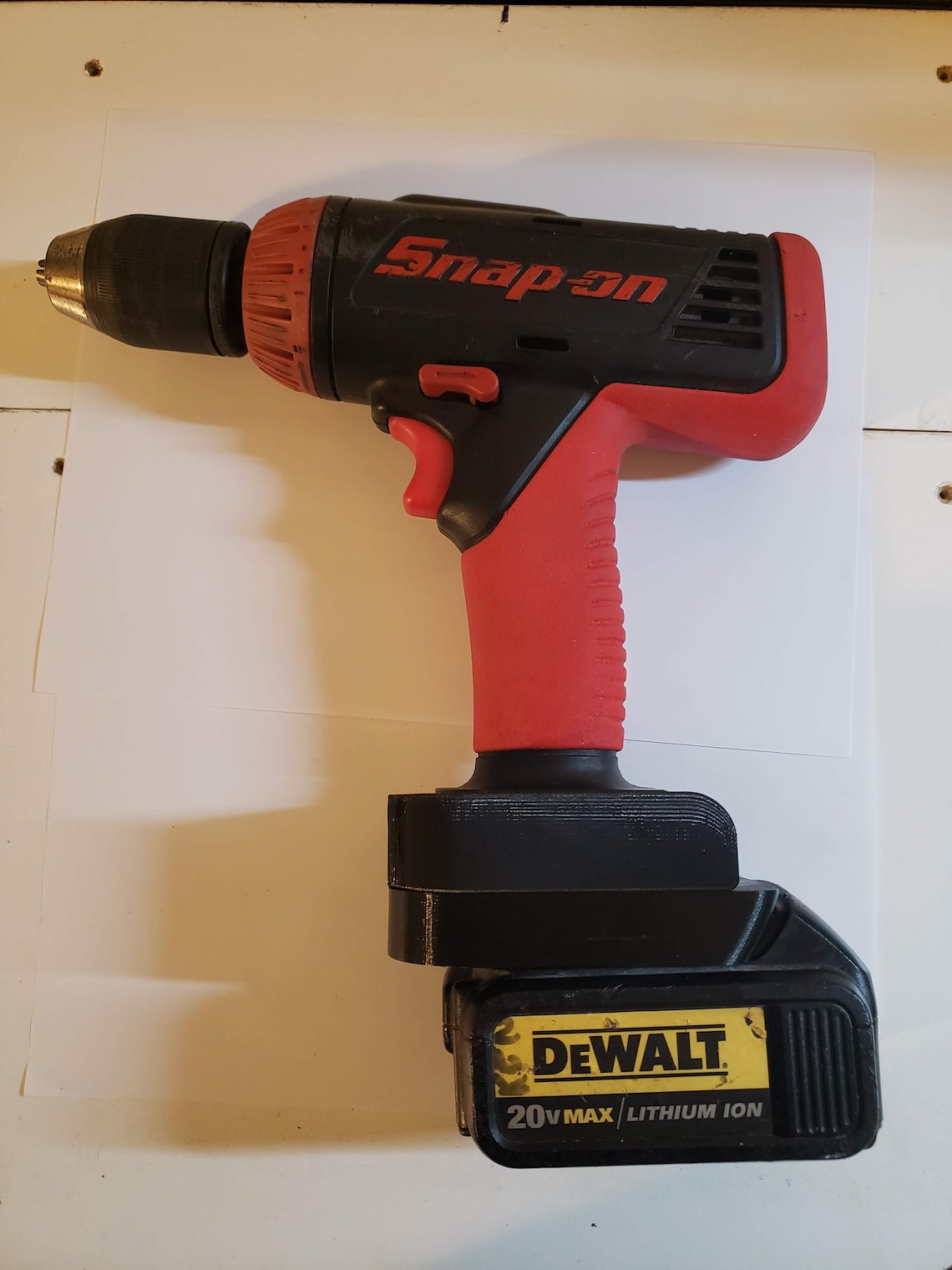 Snap on 18v Nicad to Dewalt Lithium Battery Adapter Etsy