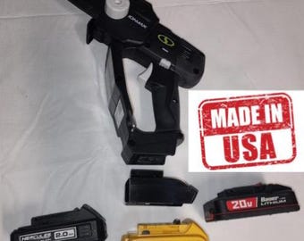 Adapter SunJoe tools to Dewalt hercules and Bauer Battery adapter